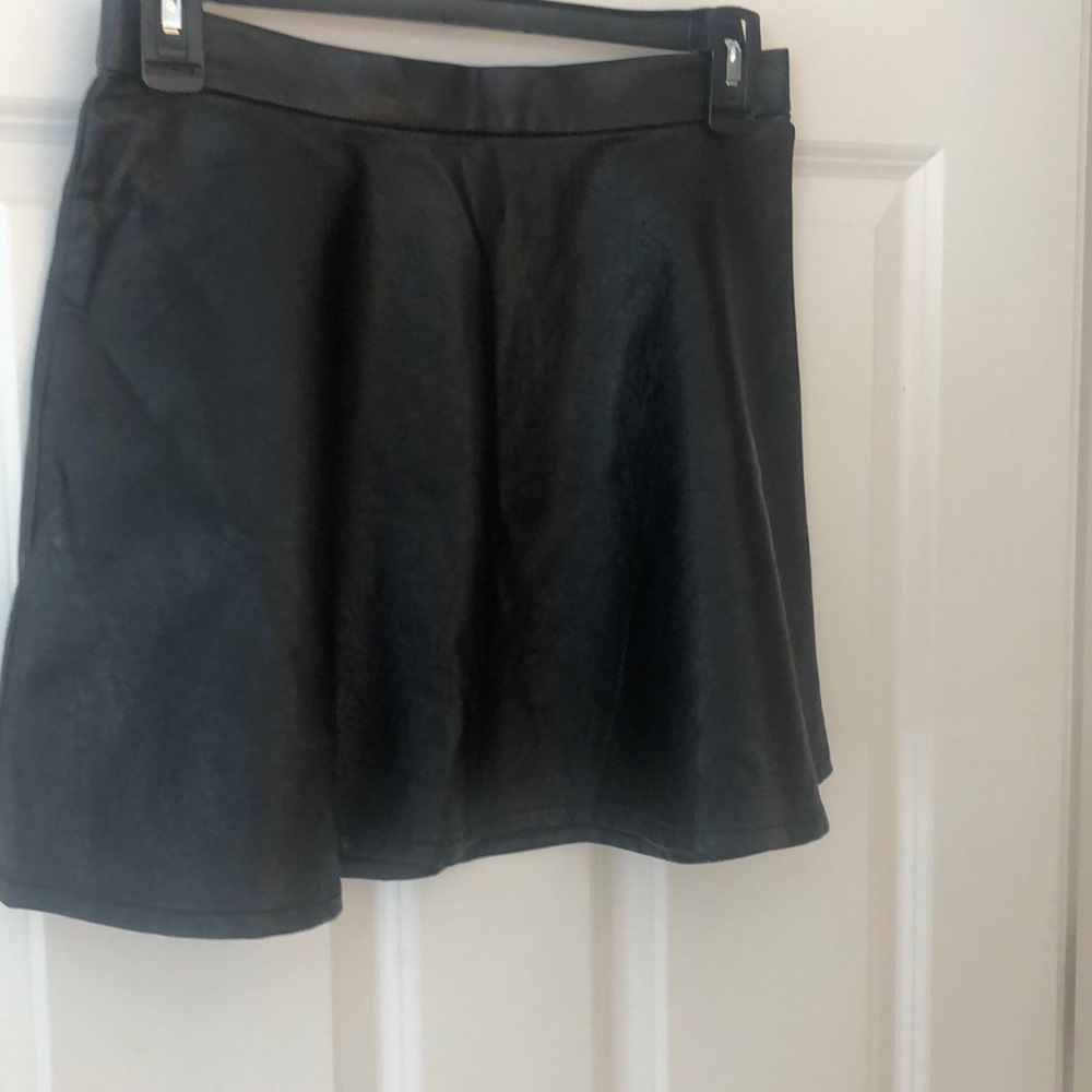American Eagle faux leather skirt